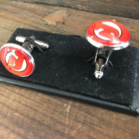 CUFFLINKS for formal shirt - NEW JERSEY DEVILS  NHL HOCKEY Cuff Links Prom Groom - Picture 5 of 8